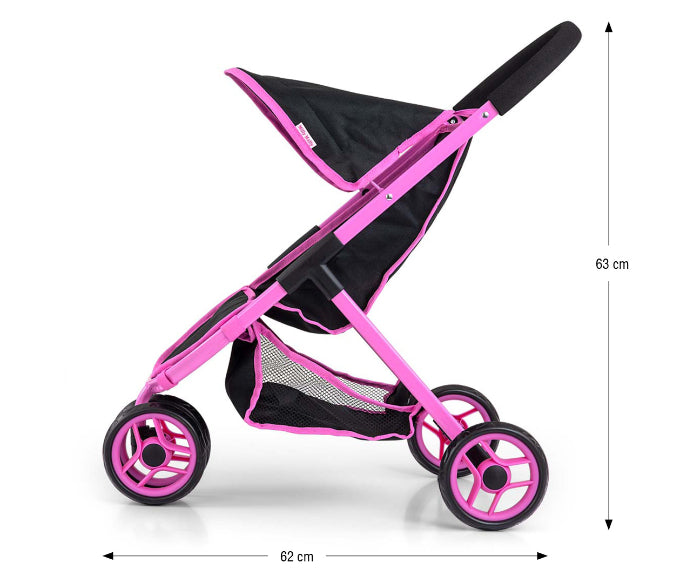 Carrinho de Bonecas Milly Mally Susie Prestige Black