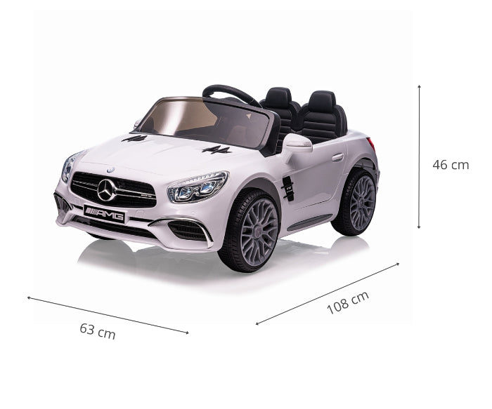 Ride on Milly Mally Mercedes-Benz SL65 AMG White