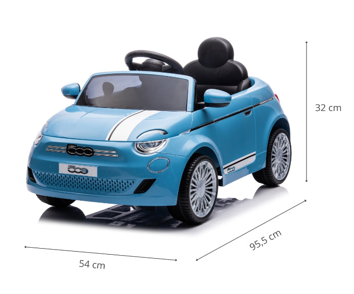 Ride on Milly Mally Fiat 500e Blue