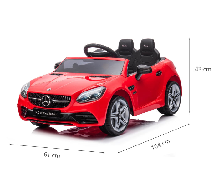 Ride on Milly Mally Mercedes-Benz SLC Red