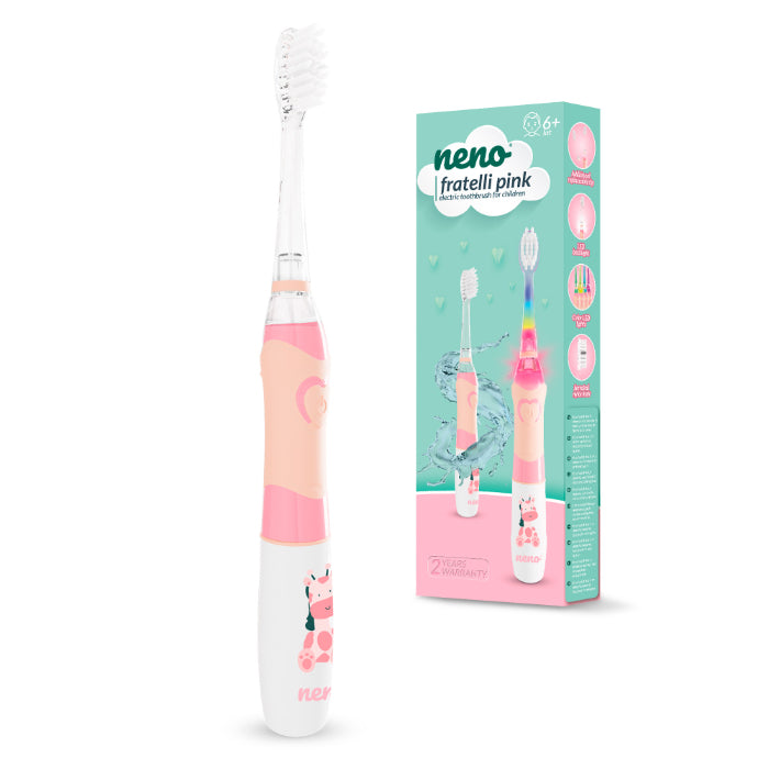 Escova de dentes eletrónica (6+ anos) NENO Fratelli Pink