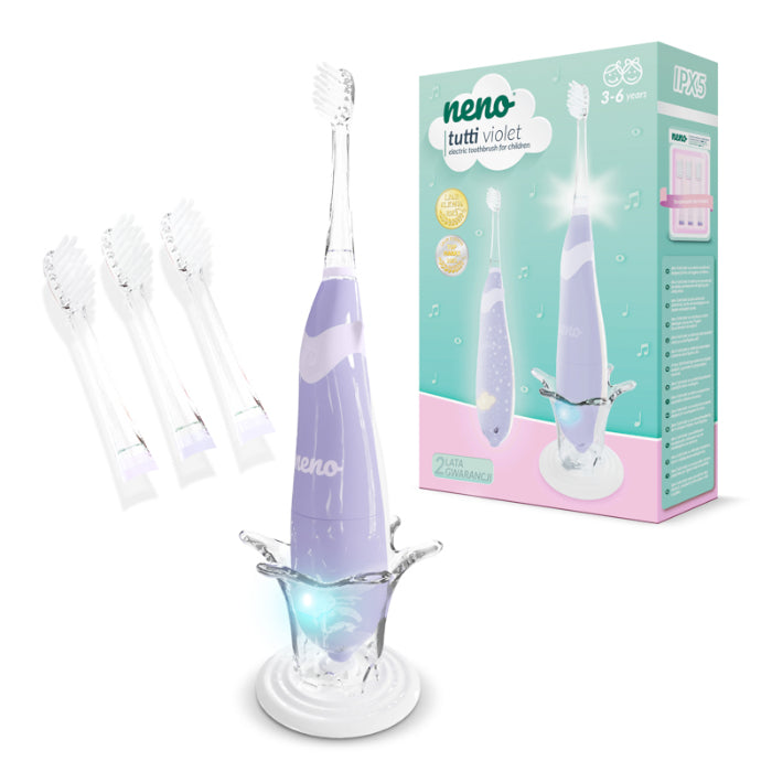 Escova de dentes eletrónica (3-6 anos) NENO Tutti Violet