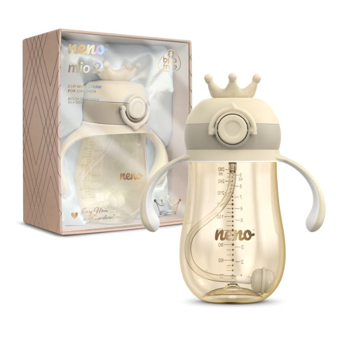 Biberão com palhinha NENO Mio 2 Cream