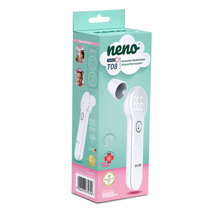 Termómetro de infravermelhos profissional NENO Medic T08