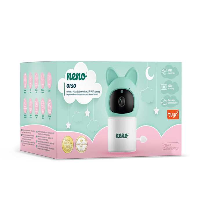 Monitor de bebé profissional com IP-Wi-Fi NENO Orso