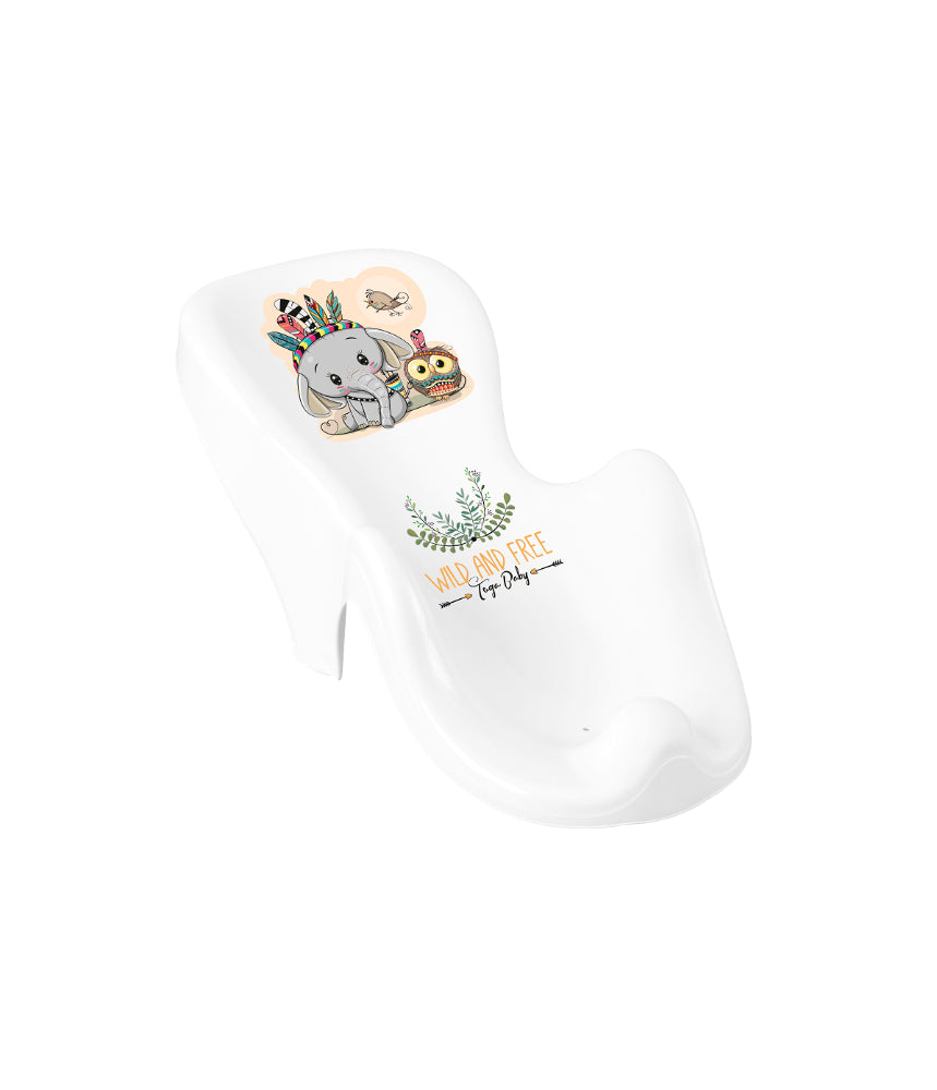 Assento de Banheira anti-derrapante B.Active Wild & Free White/Green - Elephant