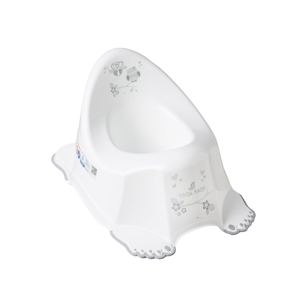 Bacio anti-derrapante B.Active Owl White com música