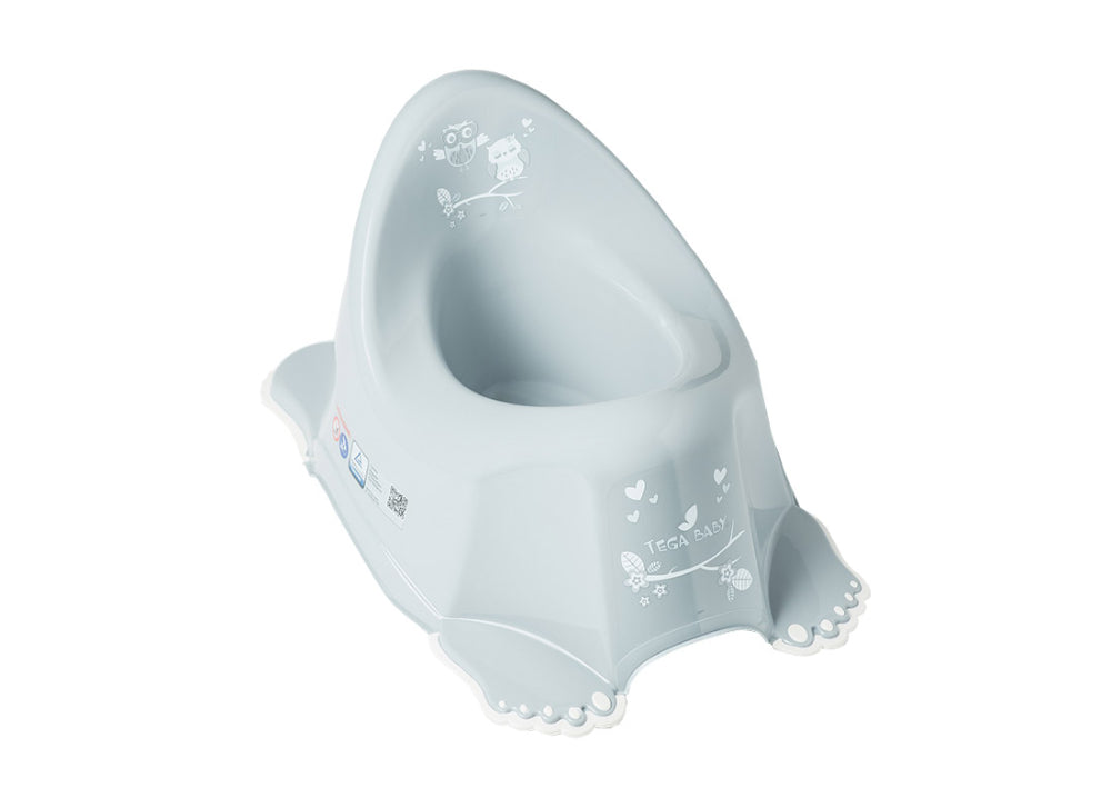 Bacio anti-derrapante B.Active Owl Gray com música