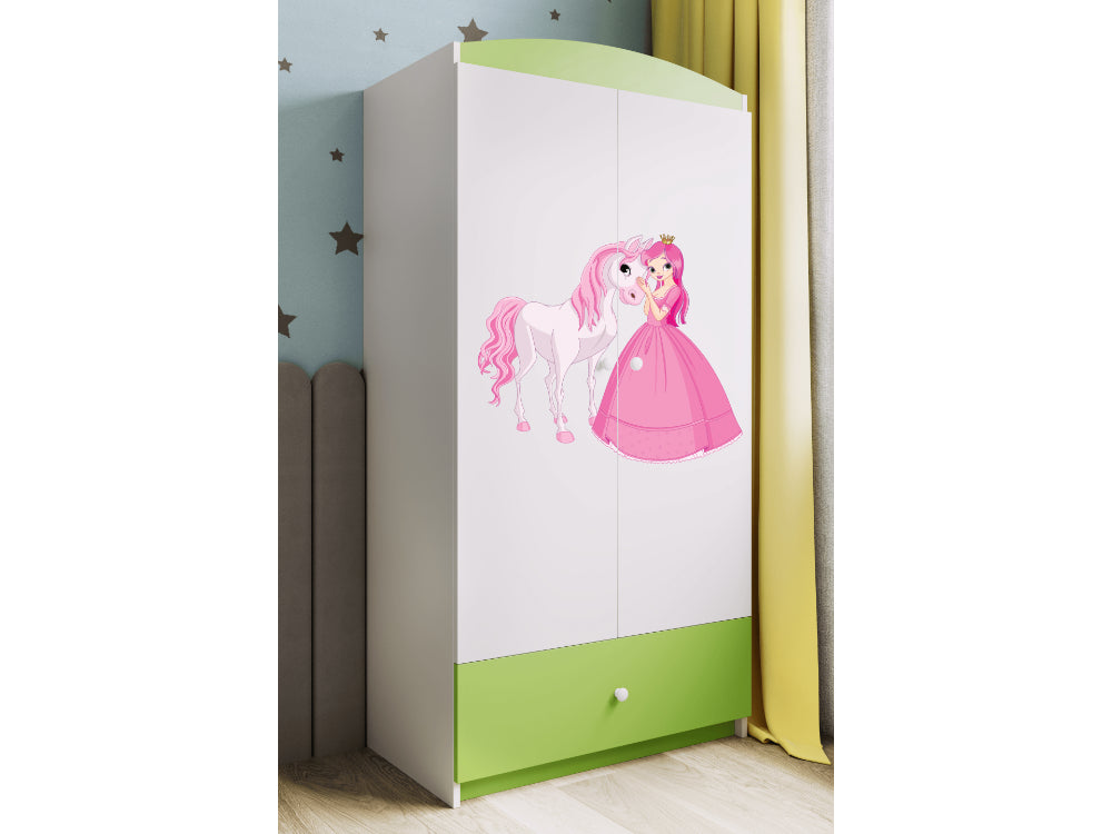 Roupeiro Kocot Kids BabyDreams Princess and Horse Green