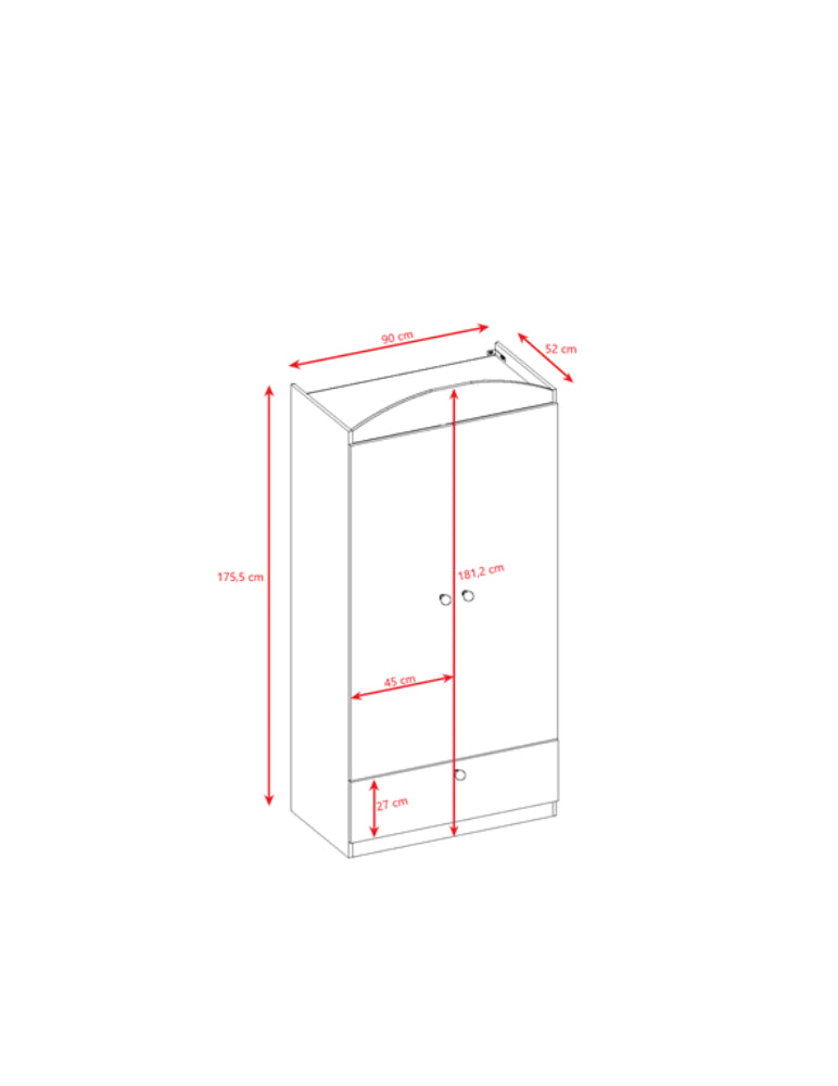 Roupeiro Kocot Kids BabyDreams Racing Car Blue
