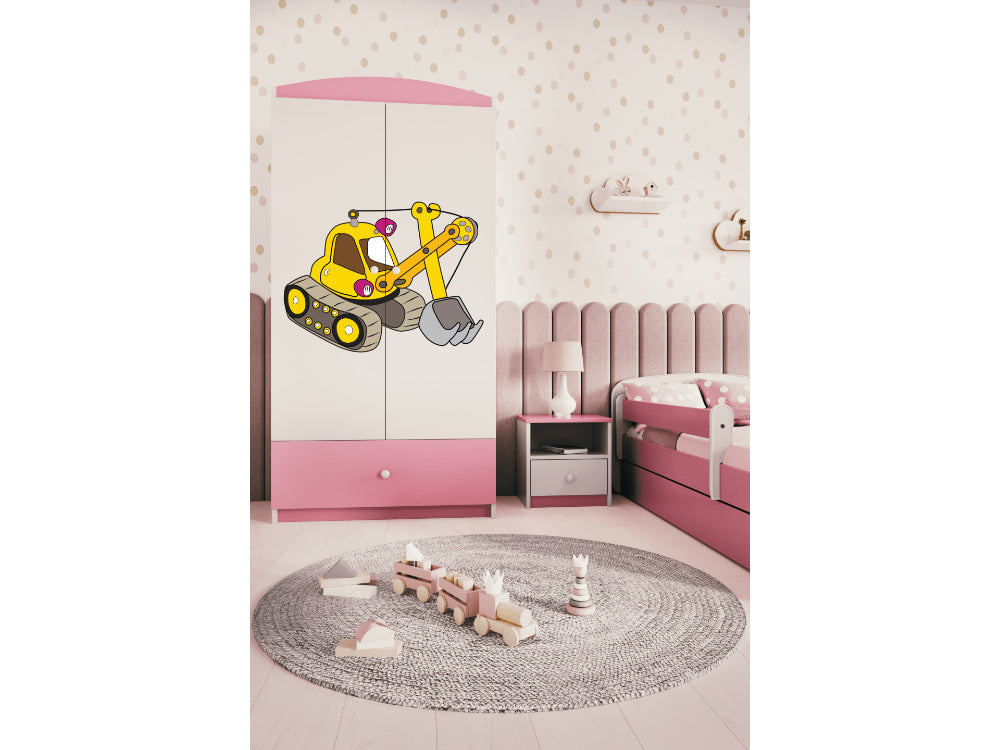 Roupeiro Kocot Kids BabyDreams Digger Pink