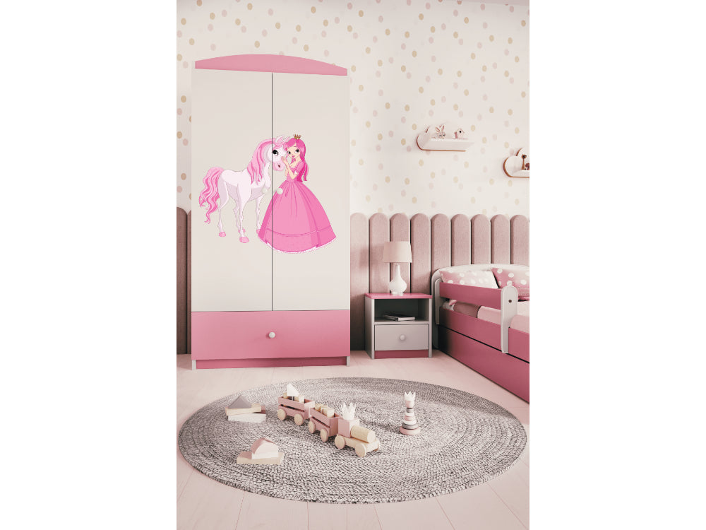 Roupeiro Kocot Kids BabyDreams Princess and Horse Pink