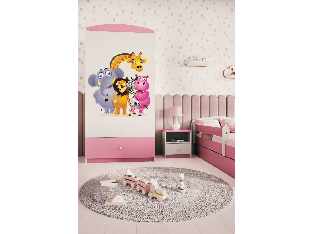 Roupeiro Kocot Kids BabyDreams Zoo Pink