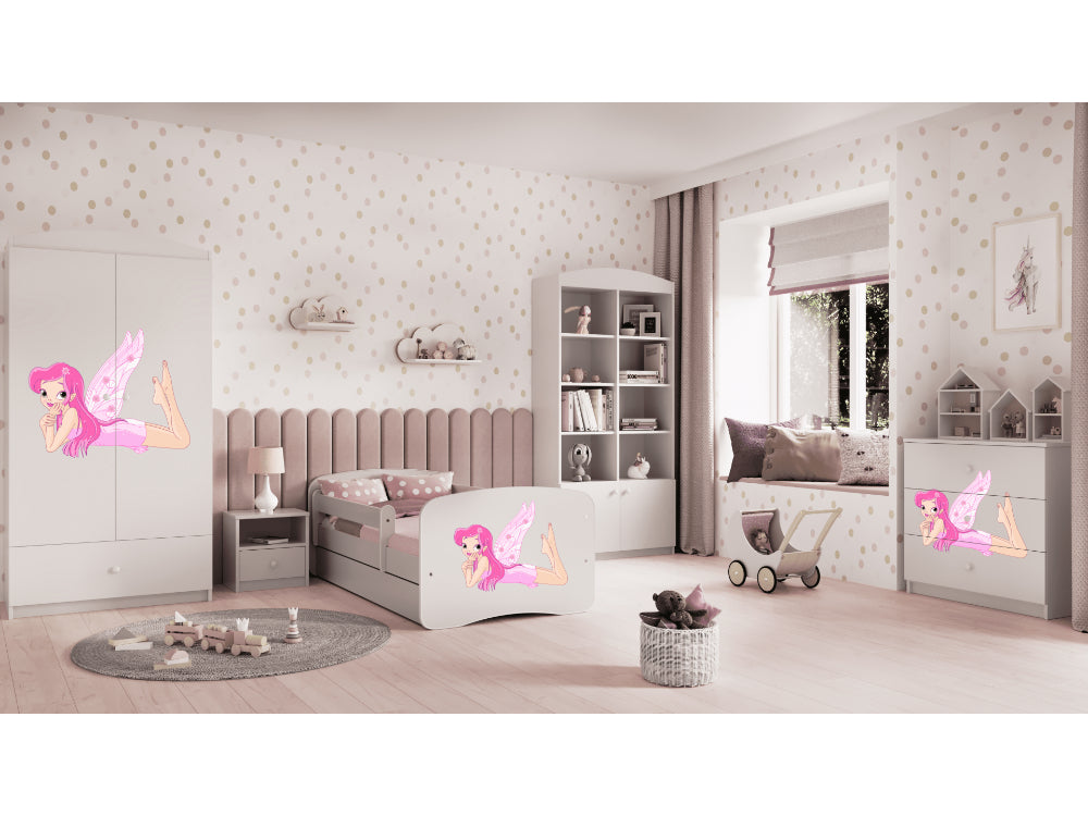 Cama 140 x 70 cm Kocot Kids BabyDreams Fairy com asas White