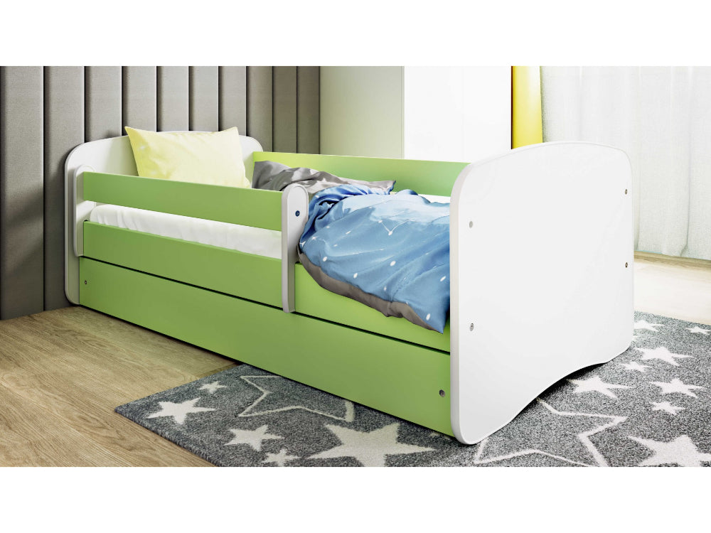 Cama 140 x 70 cm Kocot Kids com gaveta Babydreams Green