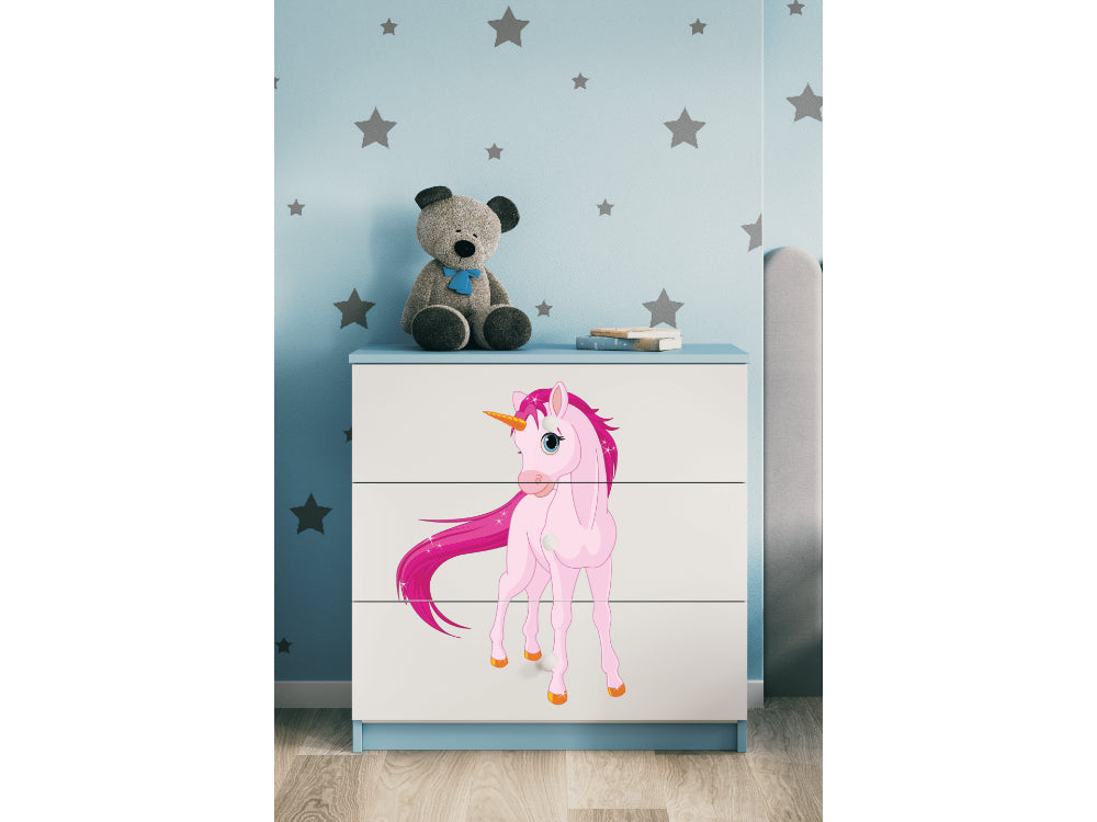 Cómoda Kocot Kids BabyDreams Unicorn Blue