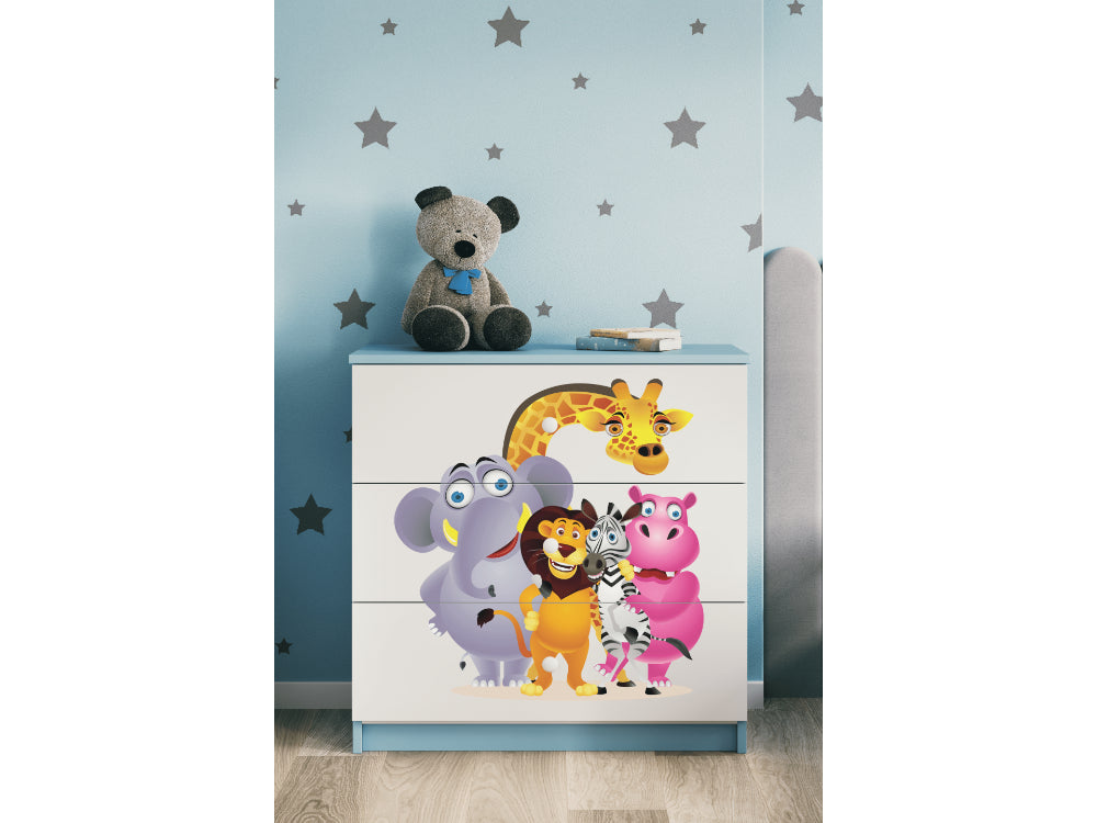 Cómoda Kocot Kids BabyDreams Zoo Blue