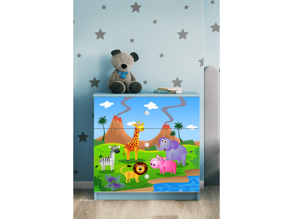 Cómoda Kocot Kids BabyDreams Safari Blue