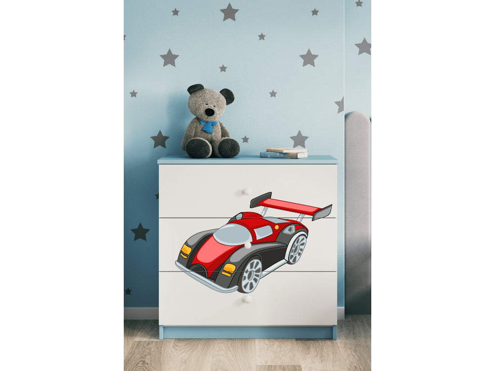 Cómoda Kocot Kids BabyDreams Racing Car Blue