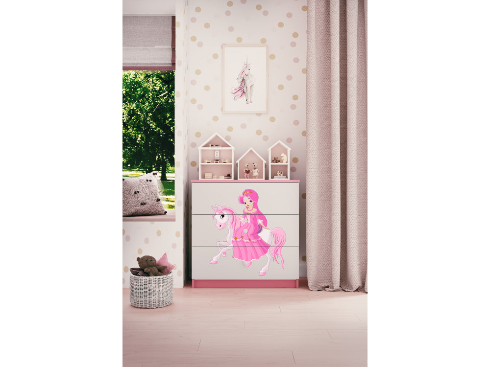 Cómoda Kocot Kids BabyDreams Princess on Horse Pink