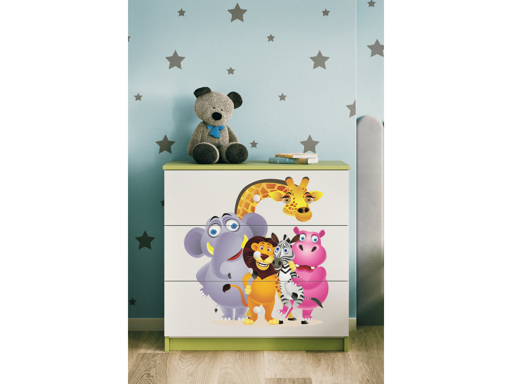 Cómoda Kocot Kids BabyDreams Zoo Green