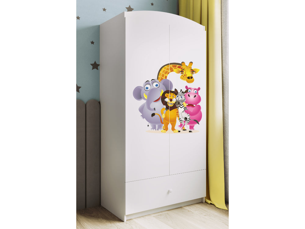 Roupeiro Kocot Kids BabyDreams Zoo White
