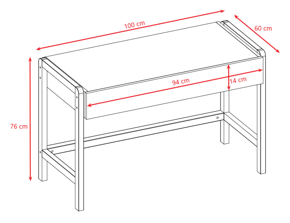 Secretária Kocot Kids Victor White