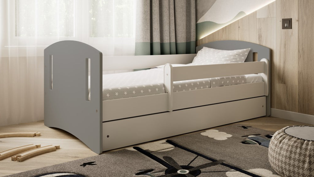 Cama 140 x 80 cm Kocot Kids Classic 2 Mix Grey