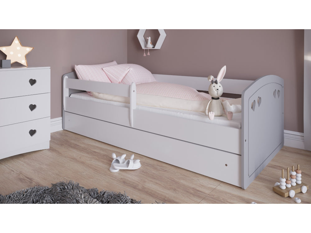 Cama 160 x 80 cm Kocot Kids com colchão Julia Mix Grey
