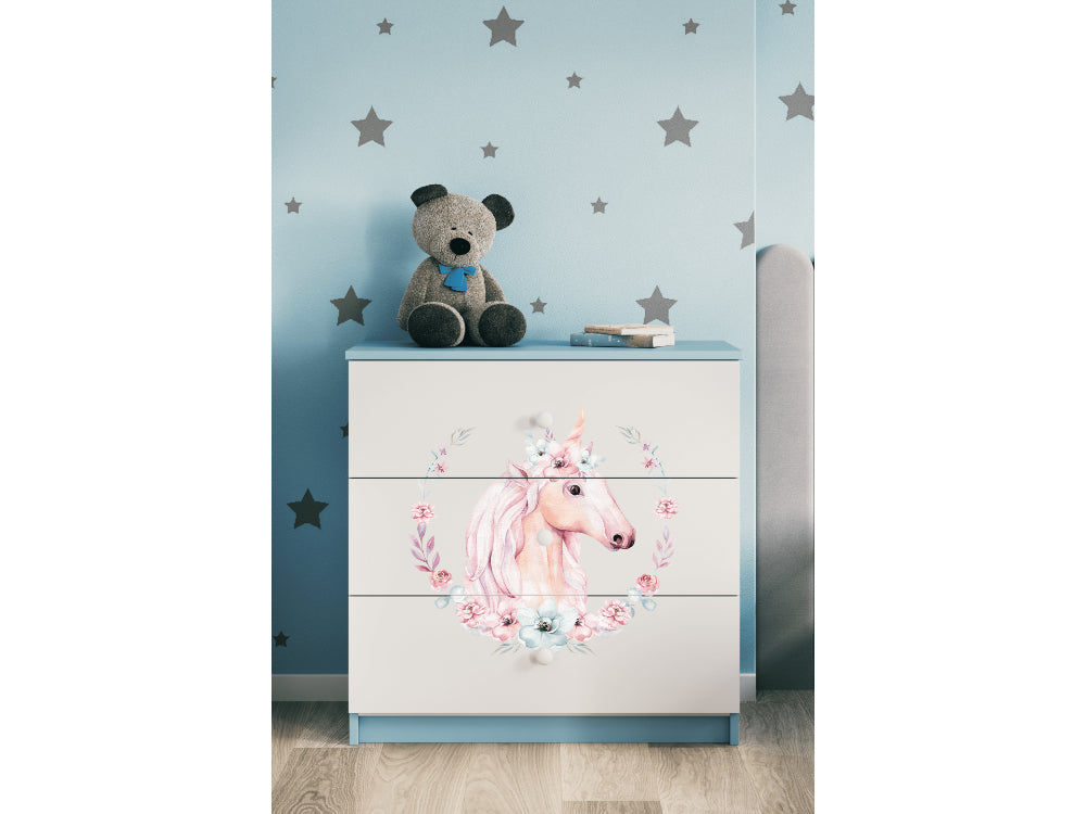 Cómoda Kocot Kids BabyDreams Horse Blue