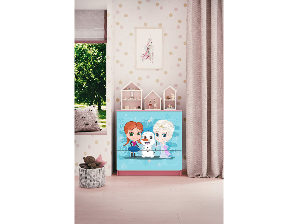 Cómoda Kocot Kids BabyDreams Frozen Land Pink