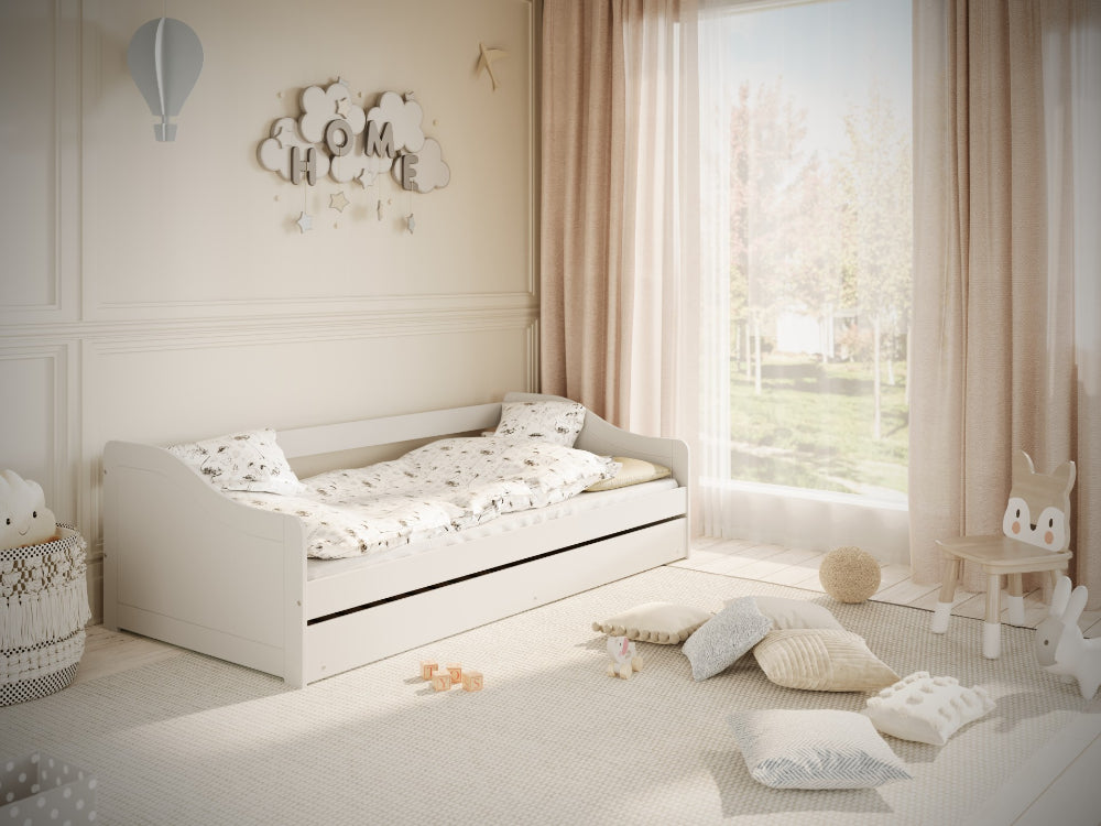 Cama 200 x 90 cm Kocot Kids Blanka White