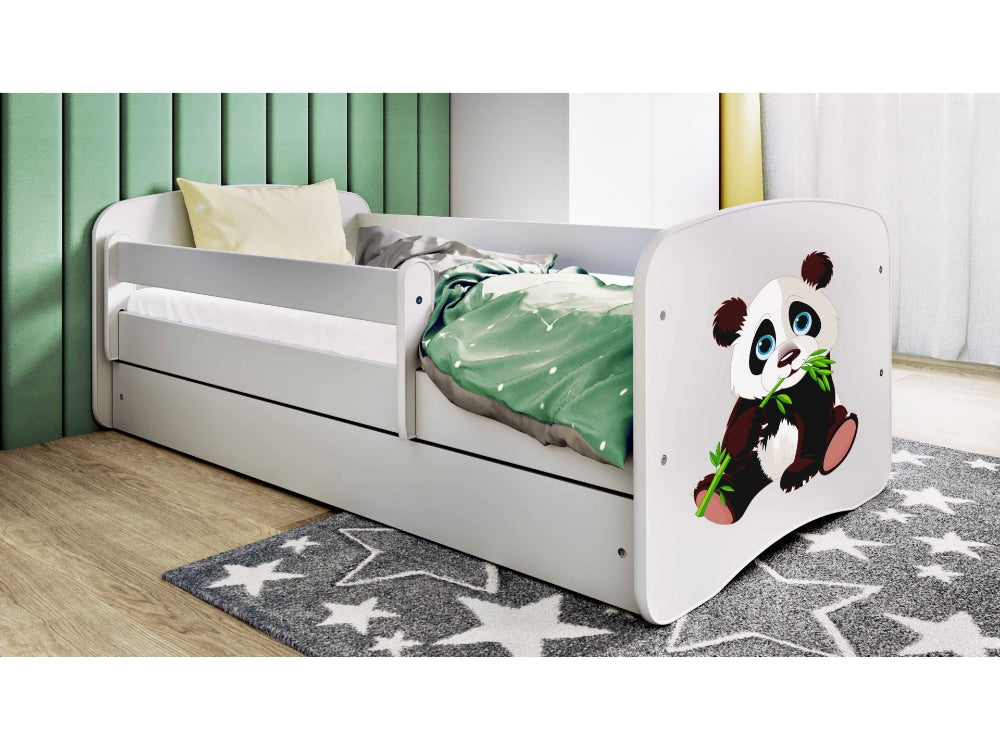 Cama 140 x 70 cm Kocot Kids com gaveta Babydreams Panda 2 White