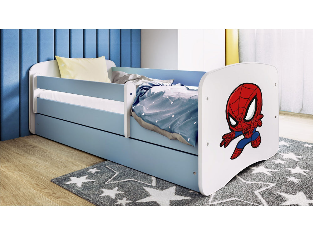 Cama 160 x 80 cm Kocot Kids BabyDreams Spiderman Blue
