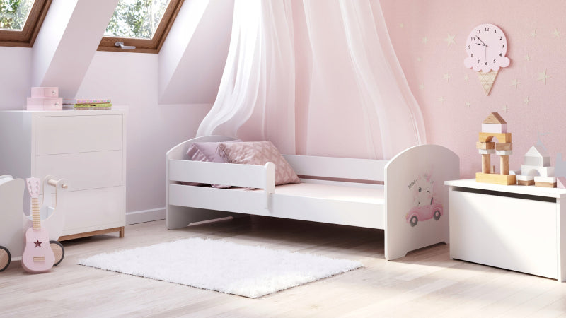 Cama de criança 160 x 80 colchão e estrado incluídos Kobi Luk Cat