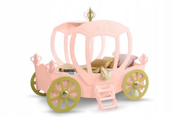 Cama Plastiko Princess Cariage Pink