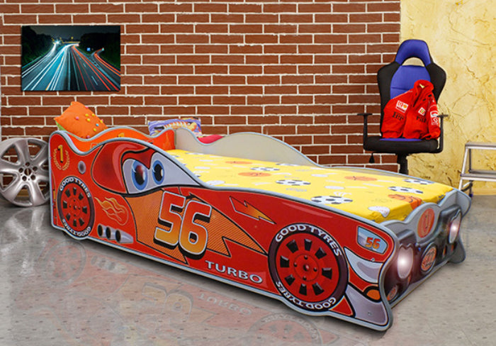 Cama Plastiko Cama Plastiko ZigZak McQueen Big