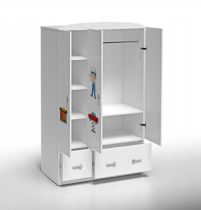 Roupeiro Plastiko Triple Car