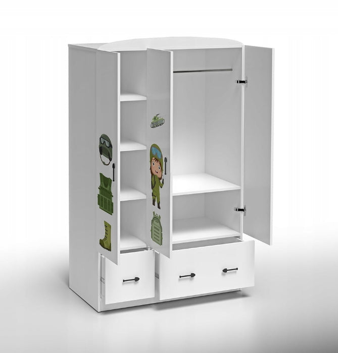 Roupeiro Plastiko Triple Army