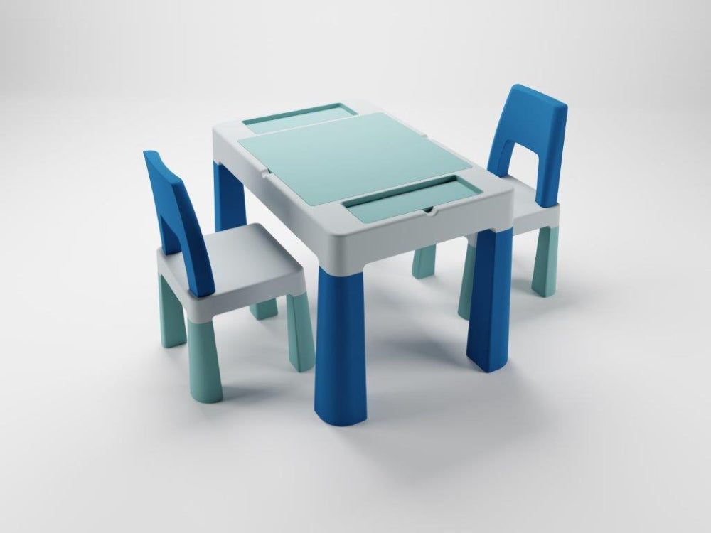 Conjunto Mesa e cadeiras B.Active Multifun Turquoise//Gray