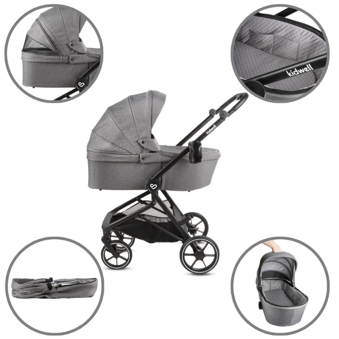 Carrinho de bebé Kidwell VELMONT Grey