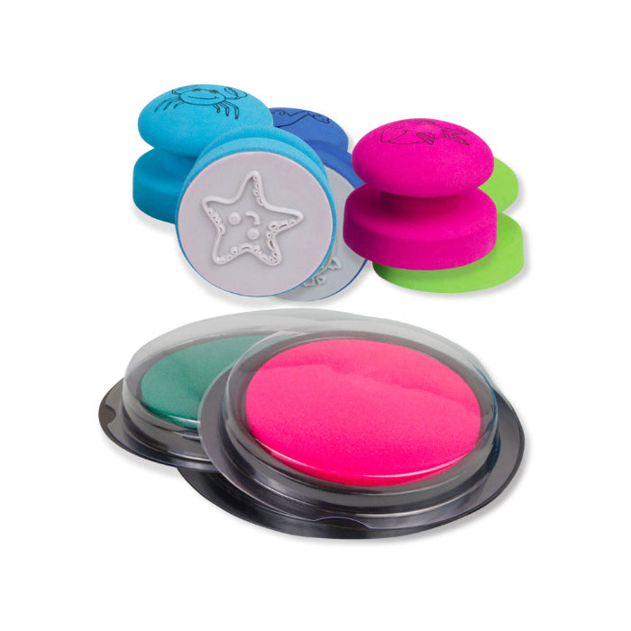 Set Carimbo Sereia e Carimbo de Cor