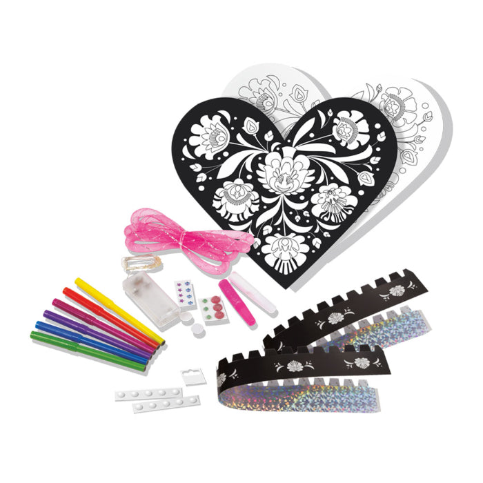 Set Decoração Etno Luzes LED + Acessórios