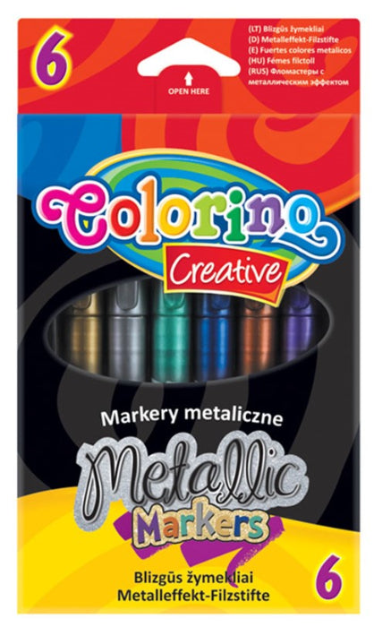 Marcador Metalizada 6 Cores