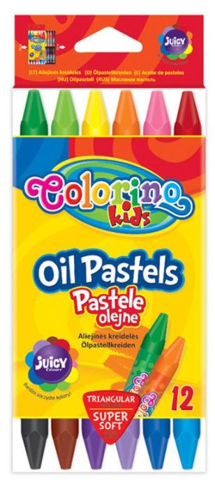 Pastel Óleo Triangular 12 Cores