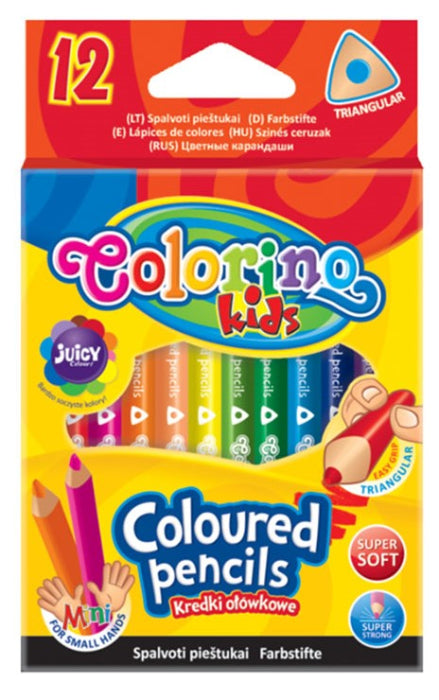 Lápis Cor Triangular 8.9 cm 12 Cores