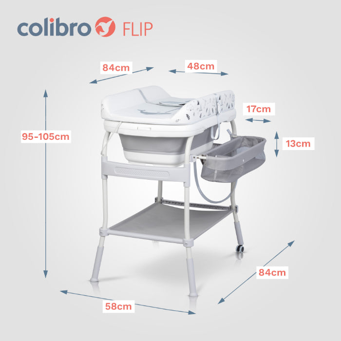 Banheira com vestidor Colibro Flip