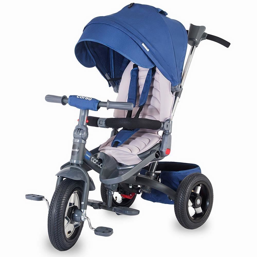 Coccolle Triciclo multifuncional Corso blue
