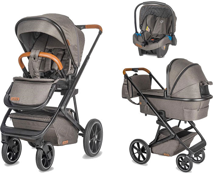 Coccolle sistema de transporte Nessia 3 em 1 Anthracite