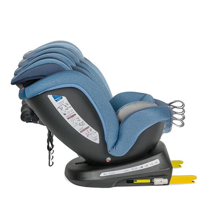 Coccolle Cadeira auto Isofix 0-36 kg 360 rotativo Mydo Puro Blue